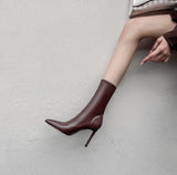 MQTIME  - Keara Pointed Toe Ankle Boots