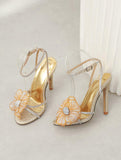 MQTIME  - Liz Embellished Butterfly High Heels