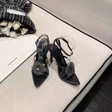 MQTIME  - Hayes Metallic Stiletto Sandals