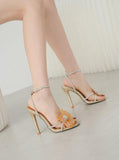 MQTIME  - Liz Embellished Butterfly High Heels