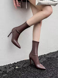 MQTIME  - Keara Pointed Toe Ankle Boots