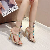 MQTIME  - Nitara Gemstone Strappy Heels