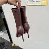 MQTIME  - Keara Pointed Toe Ankle Boots