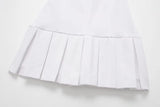 MQTIME  -  Women's Blouses Dress Turn Down Collar Solid Color Straight Sport Dresses Mujer Regular Fit White Causal Vestidos