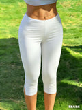 MQTIME  -  New Women's Y2K Street Style Black Slim-fit Cropped Pants