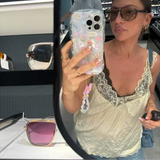 MQTIME  -  Solid Lace Patchwork Sling Tops Lady Casual Sleeveless V Neck Chic Loose Backless Short Vest Summer Vacation Street Wear