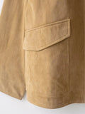  MQTIME  -  Women Suede Leather Jacket New Autumn Winter Fashion Long Sleeve Zipper  Coat Chic Female High Street Lapel Outerwear