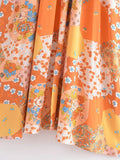 MQTIME  -  A-line Boho Dress Strapless Printed Summer Dress Femme Rayon Floral Straight Chic Maxi Dress Straps Holiday Vestidos