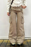 MQTIME  -  American Women Y2k Pants Baggy Jeans Fashion Street Casual Trousers Straight Pants All-match Solid Color Simple Style Patchwork