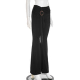 MQTIME  -  Fall Sexy High-Waist Bodycon Casual Pants Loose Fit Long Trousers High-Hip Design Comfortable Stretch Fabric No Ironing Required