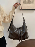 MQTIME  -  Korean Sle Large Capaci Tote Bag Women's Faionable Crossbody Bag Underarm Bag Lazy Sle Handbag for Autumn Winter