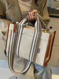 MQTIME  -  Large Capaci Canvas Tote Bag Women's Crossbody Commuter Bag Faionable Single oulder Bag Handbag for Autumn Winter