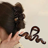 MQTIME  -  Large Rhinestone Hair Claw Clip 2025 New Elegant Updo Hair Accessories for Women Simple Classic Grab 헤어핀 성인 аксессуары для волос