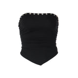  MQTIME  -  2026 New Shell Buckle Decorative Versatile Tube Top Women