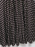 MQTIME  -  Polka Dot Halter Backless Long Dress Women Off Shoulder V-neck Scarf Sexy Sleeveless Dresses 2025 Summer Street Holiday Robe