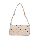 MQTIME  -  Women Small Polka Dot PU Underarm Shoulder Bag Lady Retro Handbags and Purses New Trend Cute Hand Bags