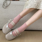 MQTIME  -  New Women Mary Jane Shoes Fashion Ladies Shallow Soft Sole Non Slip Shoes Women's Comfort Walk Flats Shoes