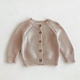 MQTIME  -  New Autumn Winter 0-3Yrs Toddler Baby Girl Boys Clothes Infant Baby Girls Boys Long Sleeved Solid Color Cardigan Jumpsuit