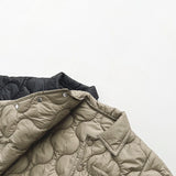 MQTIME  -  Winter Kids Parkas 1-6Y Simple Style Cotton-padded Boys Lapel Jacket Girls Baby Thin Warm Coat Children's Clothes