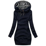 MQTIME  -  Fashion Womens Slim Fit Long Sleeve Hoodie Casual Streetwear Pullover Warm Loose Sweatshirt Tops for Autumn Winter