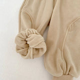 ﻿ MQTIME  -  New autumn clothing for infants aged 0-3, stylish casual pants, double-sided velvet casual pants