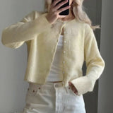 MQTIME  -  Autumn/Winter New Casual Simple Solid Colour Long-Sleeved Jacket Sweater