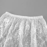 MQTIME  -  French Sexy Tube Top Vest Set Women's Spring High-end Top Lace Skirt Two-piece Set Women's Clothing