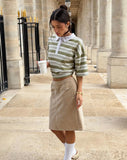  MQTIME  -  Striped Polo Neck T-Shirt Fashion Top Women's Spring/Summer 2026 New