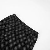 MQTIME  -  Polka Dots Print Vacation Beach Chiffon Maxi Skirts Women Fashion High Waist Slim Casual Streetwear Long Skirt All Match Bottoms