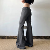 MQTIME  -  Pants Gym Womens Oversize Loose Baggy Simple Solid Streetwear Hip-hop Urban Basic Casual Design Comfortable Sport Long Bottom OL