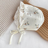 MQTIME  -  New Spring Infant Baby Bodysuits+Hat Long Sleeved Cotton Floral Printing Newborn Baby Girl Jumpsuit Baby Girl Clothing