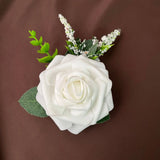 MQTIME  -  Gentleman Wedding Flower Boys Clothes 1 2 3 4 5 6Y Baby Summer Corsage Vest Formal Cotton Outfit Kids Solid Birthday Costume