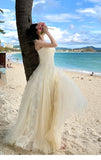 MQTIME  -  3D Butterfly Lace Skirt Heavy Industry High Grade Mesh Style Design Dress Vacation Beach Elegance Temperament Long Dress