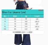 MQTIME  -  2024 New High-waist Micro-elastic Lace-up Flared Pants Wide-leg PantsWomen's Jeans Jeans Woman  Ripped Jeans for Women