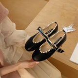 MQTIME  -  New Retro Women's Mary Jane Shoes Fashion Round Head Casual Shoes for Woman Sweet Lolita Flat Shoe Designer Shoes Zapatos Mujer