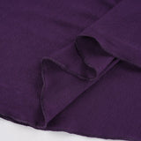  MQTIME  -  Women's Elegant Purple Low Waisted Maxi Skirt Flowy A-Line Flared Long Skirt with Elastic Waist Casual Summer Beach Dressy Skirt