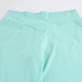  MQTIME  -  Women's Elastic Waisted Wide Leg Pants V-Cross Front Design Casual Solid Micro Flared Full Length Trousers All Match Bottoms Chi