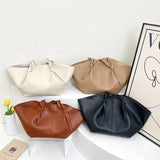 MQTIME  -  Women Shoulder Bag Solid Color Leather Simple Design Large Capacity Women Crossbody Multifunctiona Handbag