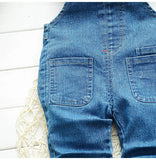 MQTIME  -  Children Kids Baby Boys Denim Pants Infants Girls Overalls Clothing Jumpsuits Jeans for 1-4 Years