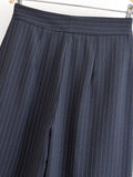 MQTIME  -  Women's clothing new autumn European and American fashion personality casual slim fit striped wide leg pants