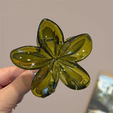 MQTIME  -  Fashion Princess Flower Hair Claw Korean Large Hair Clip Crab Clamp Vintage Women Ponytail Shark Clip Headdress Hair Accessories