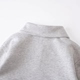 MQTIME  -  New autumn baby clothing for 0-3 years old, boy daughter children's lapel hoodie, letter printed long sleeved T-shirt