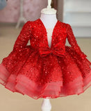 MQTIME Gorgeous Baby Girl Dress for Girls Elegant Birthday Party Dress Girl Dress Baby Girls Clothes for Opening Ceremony Prom Dress