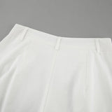 MQTIME  -  Cotton pants, white fashionable wide leg pants, spring and summer new styles, cross-border versatile, casual commuting