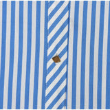  MQTIME  -  Women Orange White Vertical Stripe Shirt Lapel Collar Long Sleeve Cuff Tie Loose Pocket Front Shirts Lady Oversize Casual Blouse