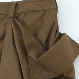  MQTIME  -  Chic Casual Skirt Women's Spring Summer Short Skirt With Pocket Ruched Mini Skirts For Women 2026 New ﻿Holiday Street Skirts
