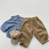  MQTIME  -  Autumn New Children Loose Denim Trousers Cotton Girls Solid Harem Pants Boys Casual Pants Kids Vintage Jeans Baby Clothes