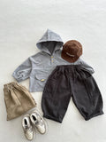  MQTIME  -  Autumn New Children Casual Pants Fashion Boys Simple Pocket Trousers Solid Baby Girls Loose Harem Pants Cotton Kids Clothes