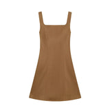  MQTIME  -  Women Short Dress 2026 Spring Summer New Sleeveless Mini Dress Backless Simple Elegant Woman Casual Party Dresses