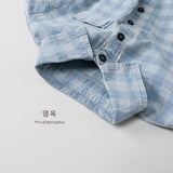MQTIME  -  Spring New Children Long Sleeve Denim Shirts For Boys Lapel Tops Infant Girls Denim Cardigan Kids Blouse Baby Clothes